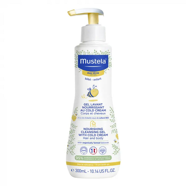 Mustela Gel Lavant Nourrissant Au Cold Cream 300ml - Batty Beauty