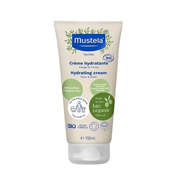 Mustela Crème Hydratante Visage Et Corps 150ml - Batty Beauty