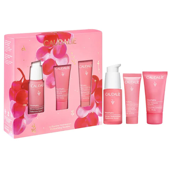 Caudalie VinoHydra Hyaluronic Serum Coffret 3 Produits 30ml - Batty Beauty