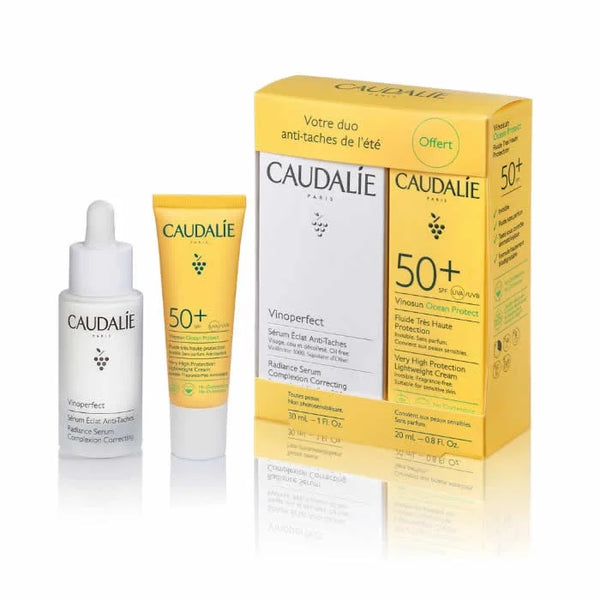 Caudalie Vinoperfect Sérum Éclat Anti Taches Coffret 3 Produits 30ml - Batty Beauty
