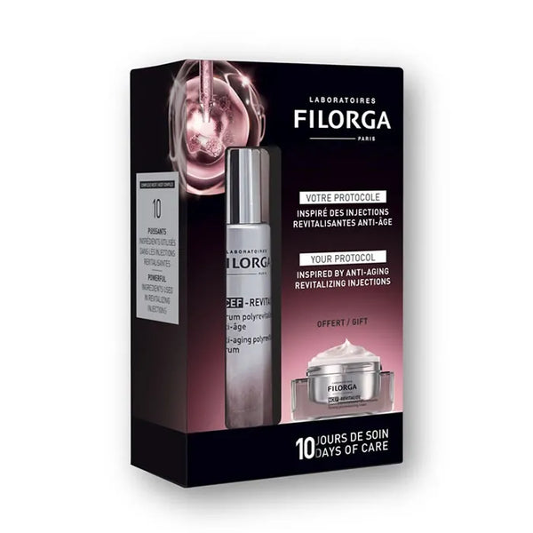 Filorga NCEF-Revitalize Sérum Anti-Âge Polyrevitalisant Coffret 2 Pièces 30ml - Batty Beauty
