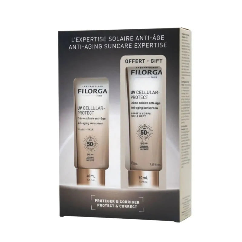 Filorga UV Cellular-Protect Crème Solaire Anti-Âge Visage Coffret de 2 Pièces