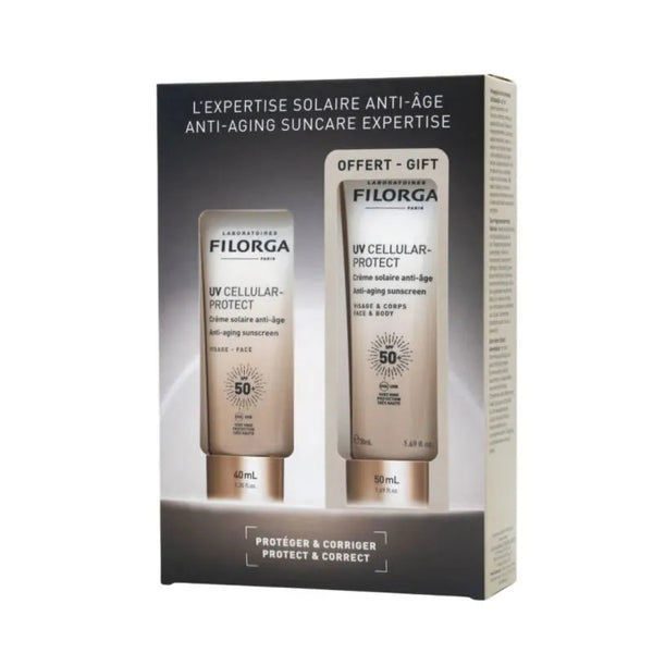 Filorga UV Cellular-Protect Crème Solaire Anti-Âge Visage Coffret de 2 Pièces 40ml - Batty Beauty