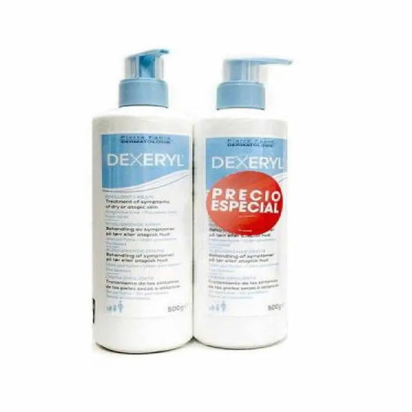 Dexeryl Crème Emolliente Peau Sèche 2x500g - DUCRAY