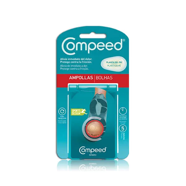 Compeed Pansement Ampoules Plante Du Pied 5 Unités - Batty Beauty