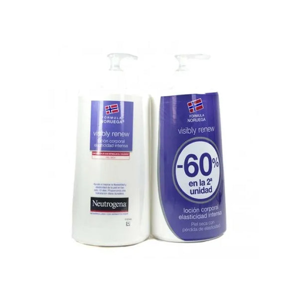 Neutrogena Visibly Renew Lotion Corporelle Élasticité Intense 2x750ml - Batty Beauty