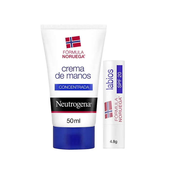 Neutrogena Scented Hand Cream + Lip Care Spf 20