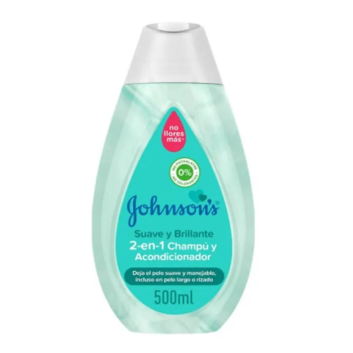Johnson's Shampooing Et Revitalisant 2 En 1 Doux Et Brillant
