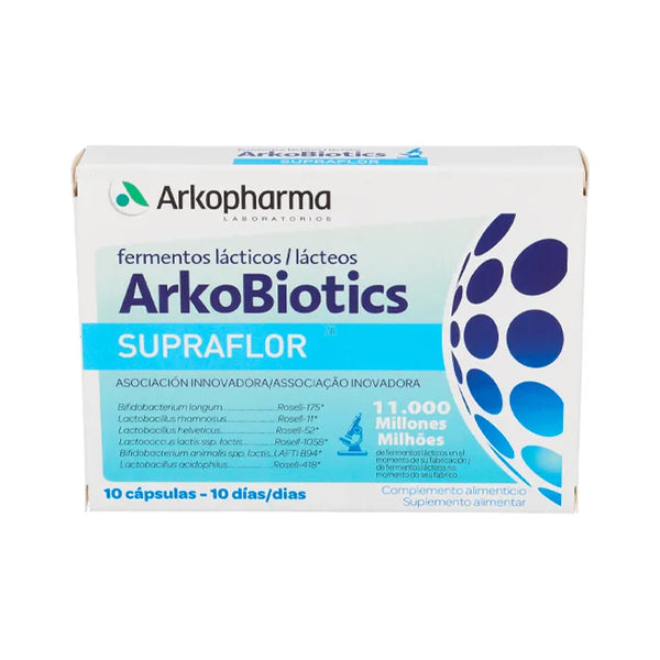 Arkopharma Arkobiotics Supraflor 10 Capsules - Batty Beauty