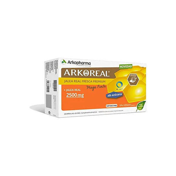 Arkopharma Arkoharma Arkoreal Gelée Royale 2500mg Bio 20 Ampoules - Batty Beauty