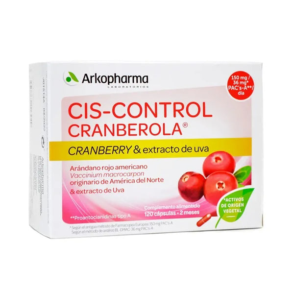 Arkopharma Ciscontrol Cranberola 120 Capsules - Batty Beauty