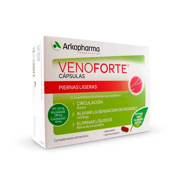 Arkopharma Venoforte 30 Capsules - Batty Beauty