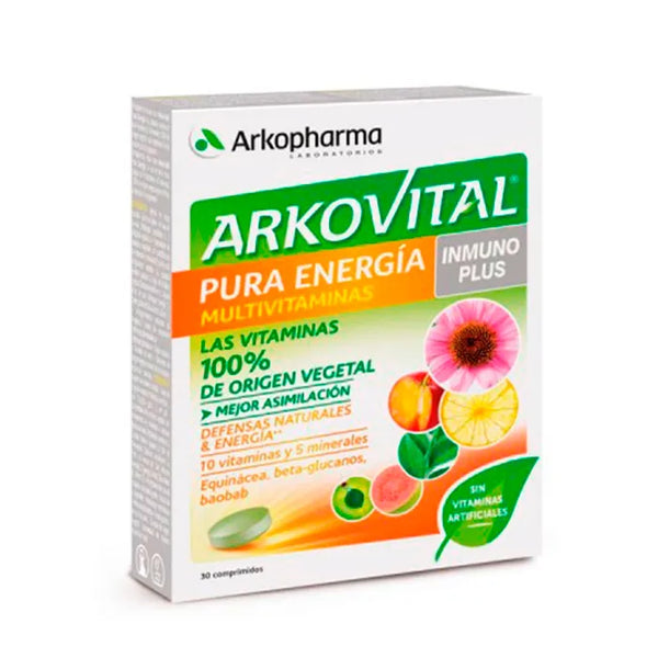 Arkopharma Arkovital Inmunoplus Pure Energy 30 Comprimés - Batty Beauty