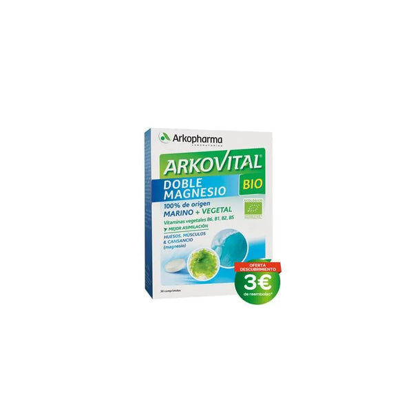 Arkopharma Arkovital Double Magnésium Bio 30 Comprimés - Batty Beauty