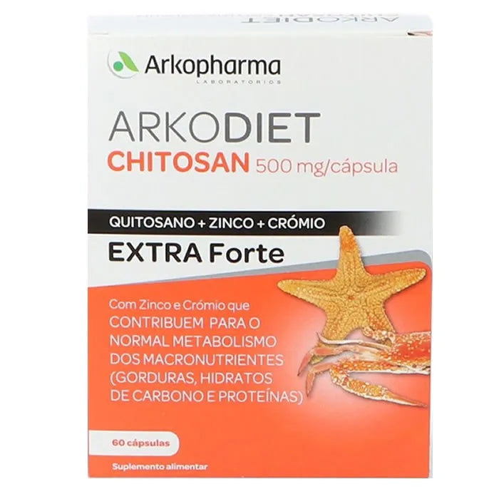 Arkopharma Arkodiet Chitosan Extraforte 500mg/capsule 60 Capsules