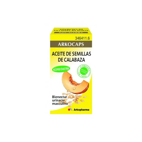 Arkopharma Arkocapsulas Pumpkin Seed Oil 50 Capsules - Batty Beauty