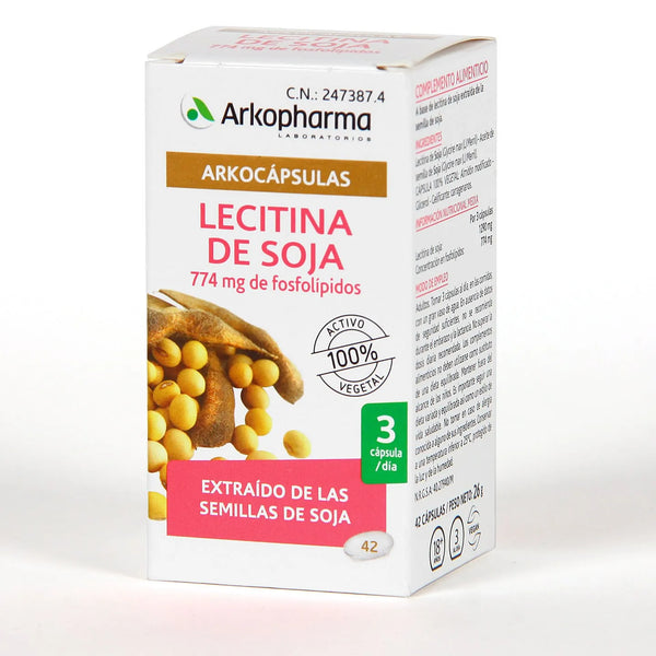 Arkopharma Lecitina Soja Arkocapsulas 42 Capsules - Batty Beauty