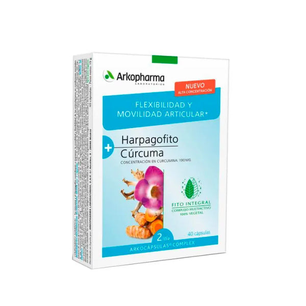 Arkopharma Harpagofito and Turmeric 40 Capsules - Batty Beauty