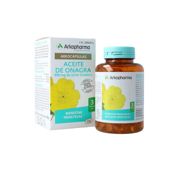 Arkopharma Arkocapsules Huile D'Onagra 200 Capsules - Batty Beauty