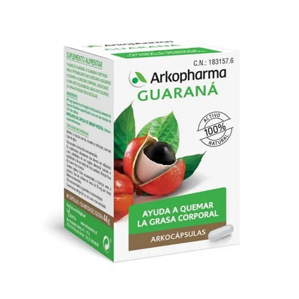 Arkopharma Guarana Arkocapsulas 84 Capsules - Batty Beauty