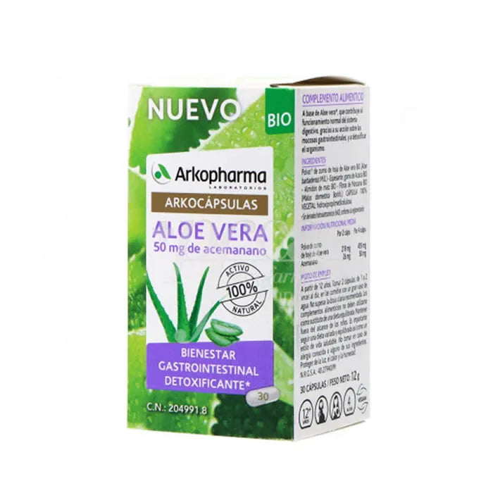 Arkopharma Arkocapsulas Aloe Vera Bio 30 Capsules