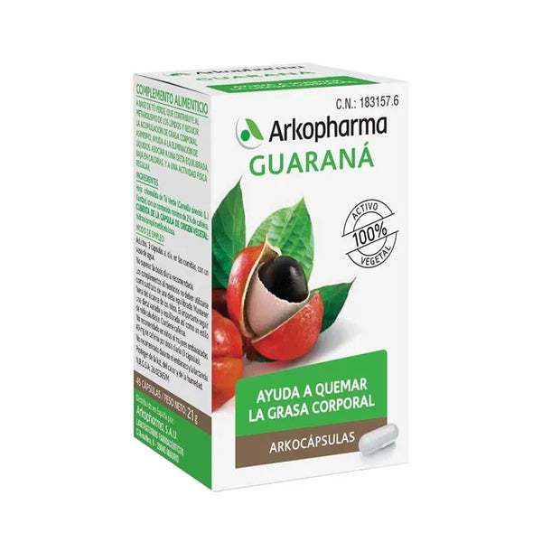 Arkopharma Arkocápsulas Guarana 45 Capsules - Batty Beauty