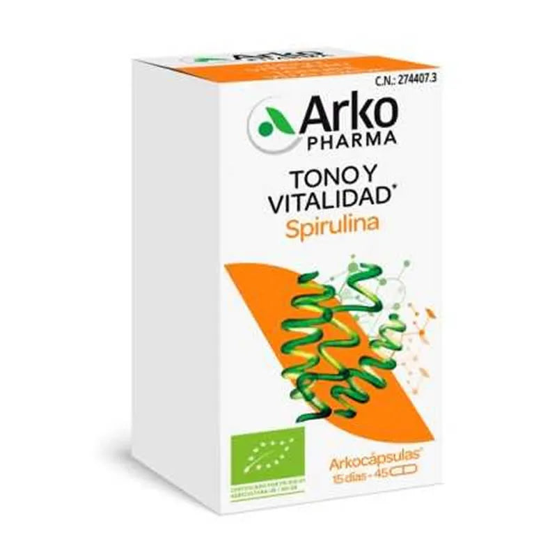 Arkopharma Arkocaps Spiruline Bio 45 Gélules