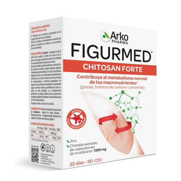 Arkopharma Chitosan Forte 325 mg 90 Capsules - Batty Beauty