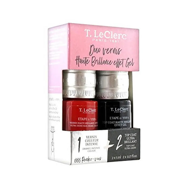 T.Leclerc Haute Brillance Effet Gel Coffret 2 Produits - T.LECLERC
