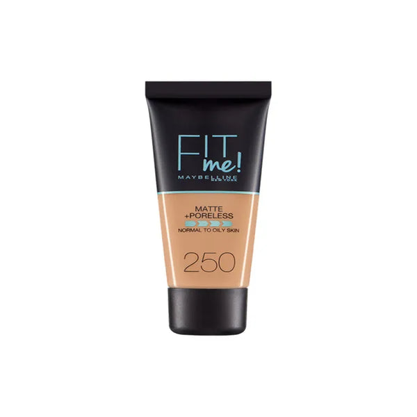 Maybelline Fit Me Matte Poreless Fond De Teint 250 Sun Beige - MAYBELLINE