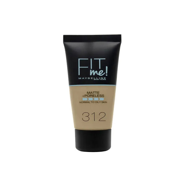 Maybelline Fit Me Matte + Poreless Foundation 312 Golden 30ml - Batty Beauty