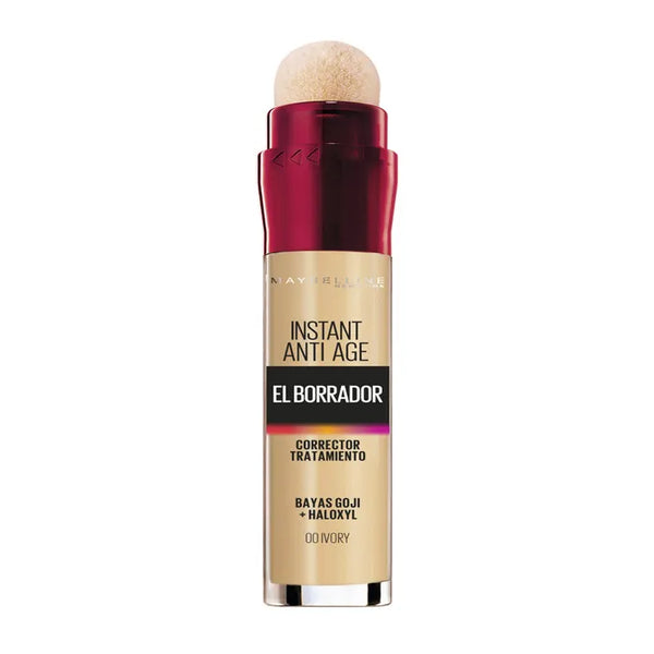 Maybelline Instant Age Rewind Eraser Dark Circles Treatment Concealer 00 Ivory 6ml - Batty Beauty