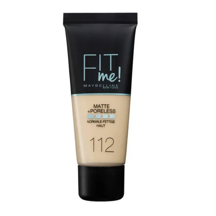 Maybelline Fit Me Matte & Poreless Foundation 112 Soft Beige
