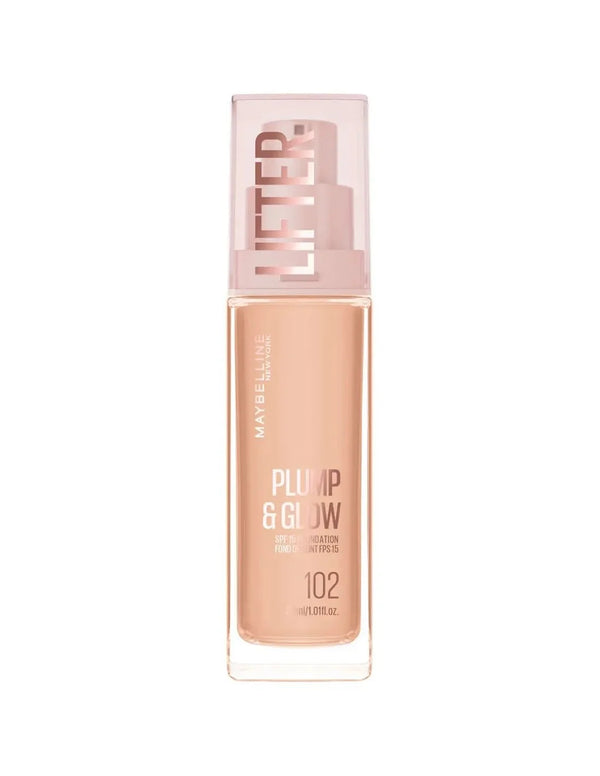 Maybelline Lifter Plump y Glow Base 102 30ml - Batty Beauty