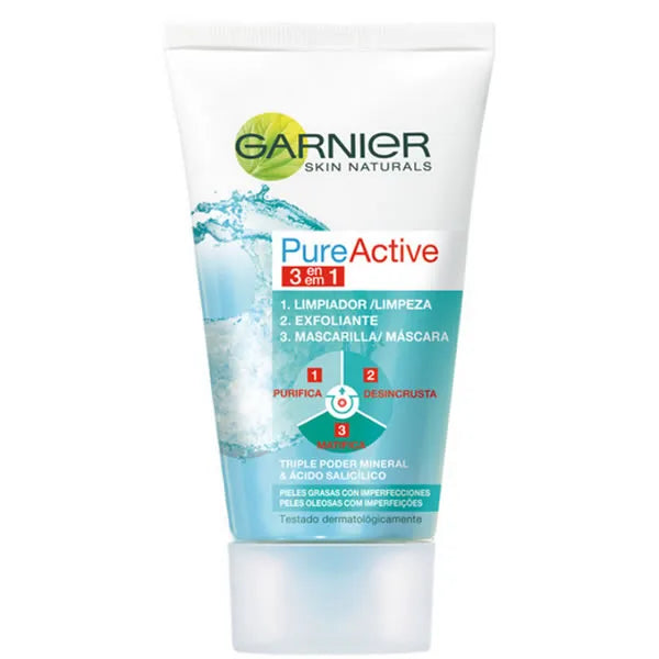 Garnier Nettoyant 3 En 1 Anti Points Noirs Incrustés 150ml