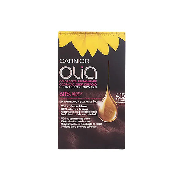 Garnier Olia Permanent Coloring 4,15 Chocolat - GARNIER