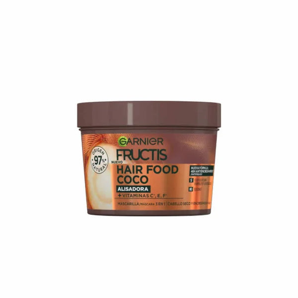 Garnier Fructis Hair Food Coco Smoothing Mask 390ml - Batty Beauty