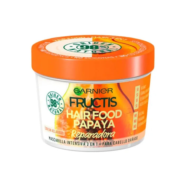 Garnier Fructis Hair Food Papaya Masque De Réparation 390ml - Batty Beauty