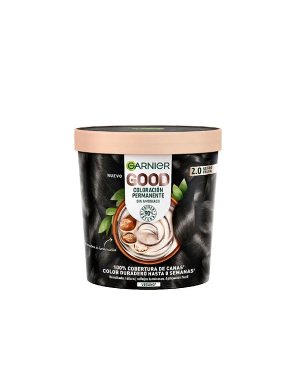 Garnier Good Coloración Permanente 2,0 Negro Trufa 1 U - Batty Beauty