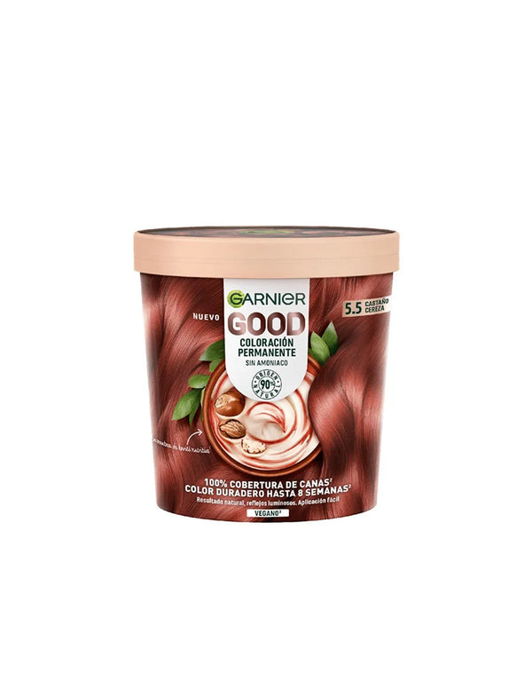 Garnier Good Coloración Permanente 5,5 Castaño Cereza 1 U - GARNIER