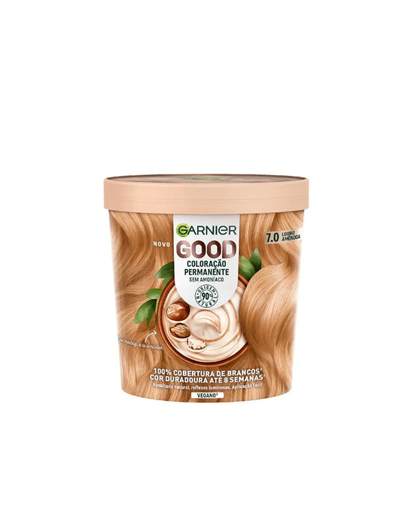 Garnier Good Coloración Permanente 7,0 Rubio Almendra 1 U - Batty Beauty