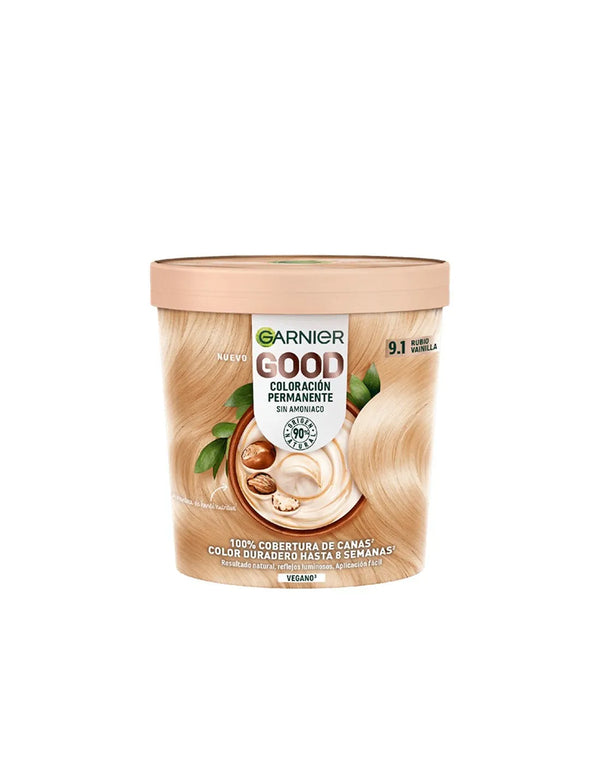 Garnier Good Coloración Permanente 9,1 Rubio Vainilla 1 U - GARNIER
