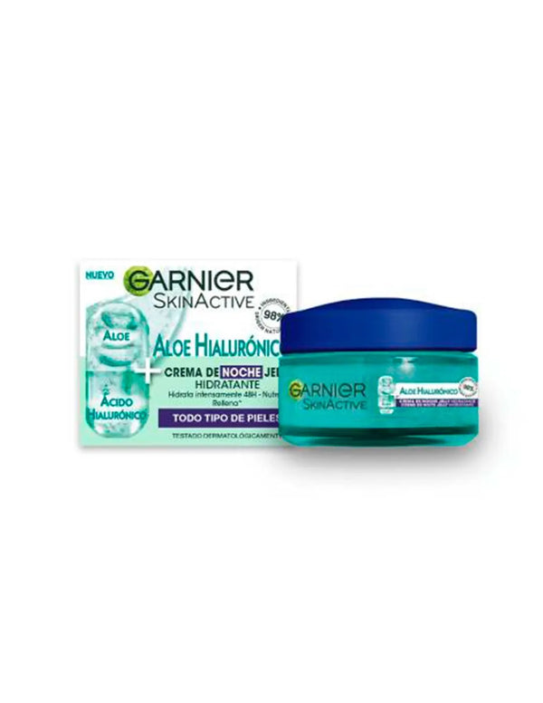 Garnier Skinactive Aloe Hialurónico Crema De Noche 50ml - Batty Beauty