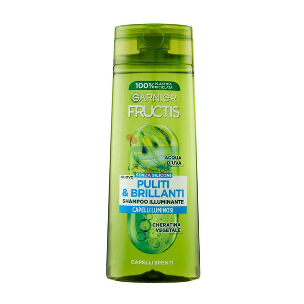 Garnier Fructis Puliti y Brillianti Champu 2in1 Normal Acqua Duva 250ml - Batty Beauty