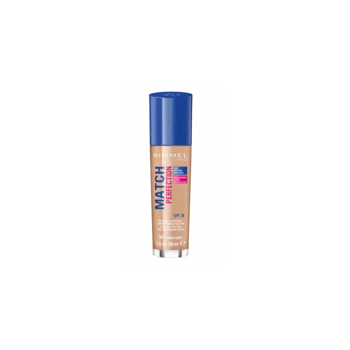 Rimmel London Rimmel Match Perfection Foundation 301 Warm Honey