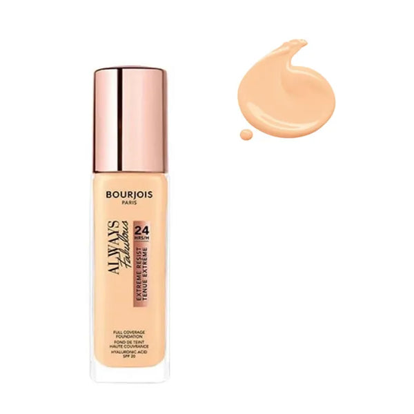 Bourjois Always Fabulous Foundation 24H Spf20 120 Claer Ivory 30ml - Batty Beauty