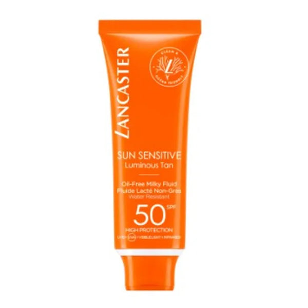 Lancaster Sun Sensitive Luminous Tan Oil-Free Milky Fluid Spf50 50ml - Batty Beauty