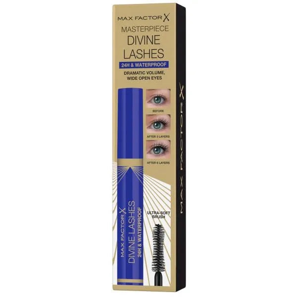 Max Factor Divine Lashes 24h y Waterproof Mascara Black - Batty Beauty