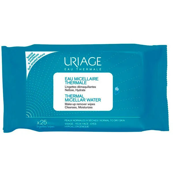 Uriage Eau Thermale Lingettes Démaquillantes 25U - Batty Beauty