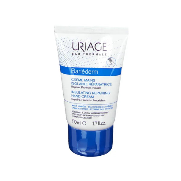 Uriage Bariéderm Crème Mains Isolante Réparatrice 50ml - Batty Beauty
